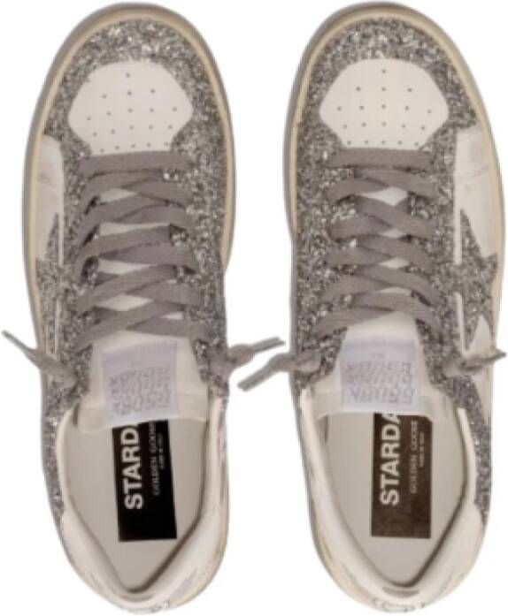 Golden Goose Zilver Glitter Ster Sneakers Multicolor Dames