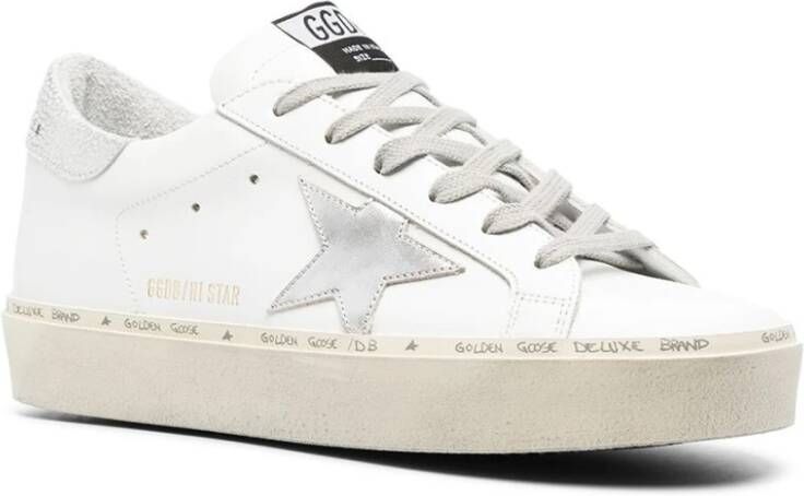 Golden Goose Witte Leren Ster Sneakers White Dames