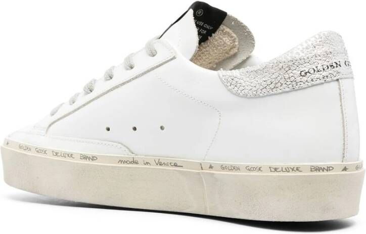 Golden Goose Witte Leren Ster Sneakers White Dames