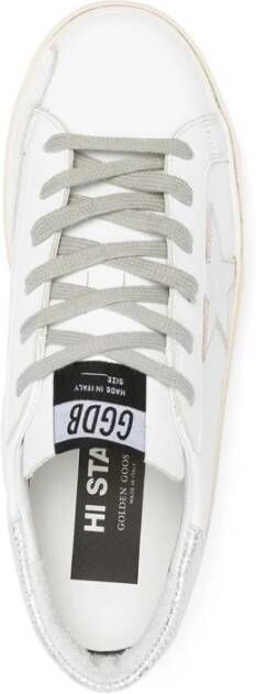 Golden Goose Witte Leren Ster Sneakers White Dames