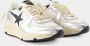 Golden Goose Zilveren Leren Hardloopschoenen Gray Dames - Thumbnail 8