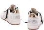 Golden Goose Zilveren Leren Sneakers Wit Zwart White Dames - Thumbnail 14