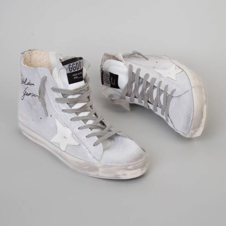 Golden Goose Zilveren Platte Schoenen Elegante Stijl Gray Dames