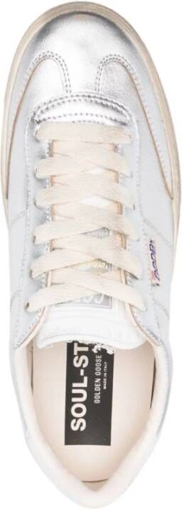 Golden Goose Zilveren Sneakers met Soul Star Design Gray Dames