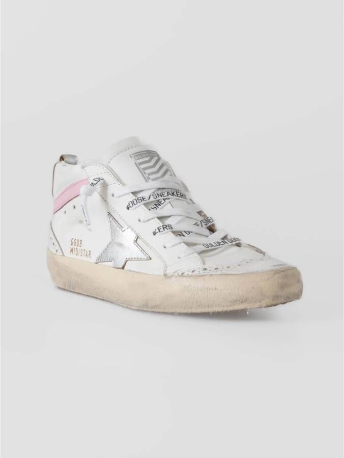 Golden Goose Zilveren Ster Klassieke Sneakers White Dames