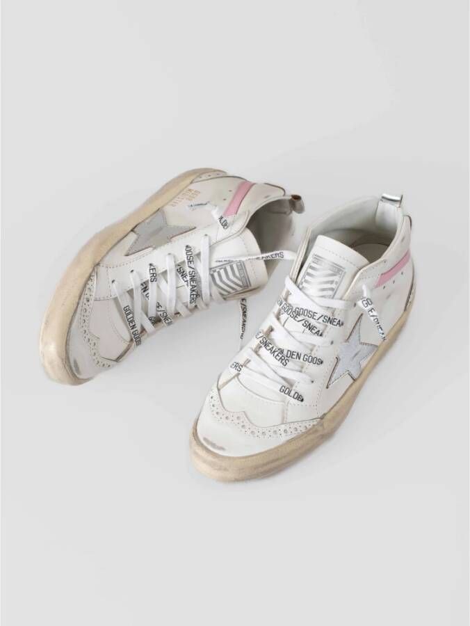 Golden Goose Zilveren Ster Klassieke Sneakers White Dames