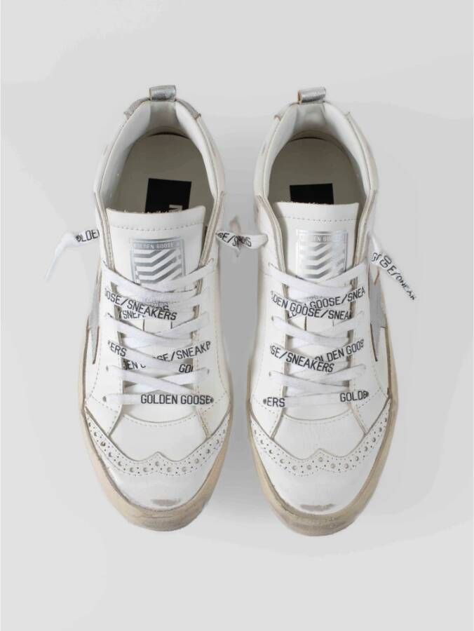 Golden Goose Zilveren Ster Klassieke Sneakers White Dames