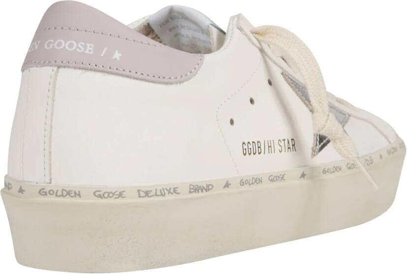 Golden Goose Zilveren Ster Sneakers White Dames