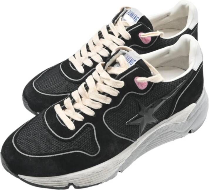 Golden Goose Zwart en Wit Hardloopschoenen Black Dames