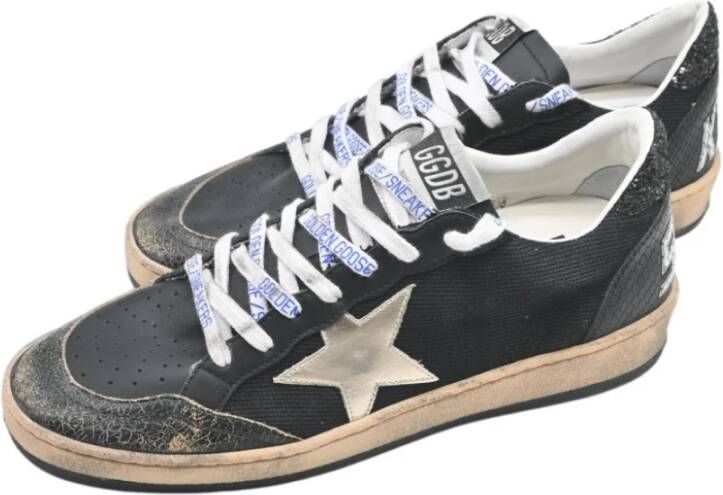 Golden Goose Zwart Goud Ster Sneakers Black Dames