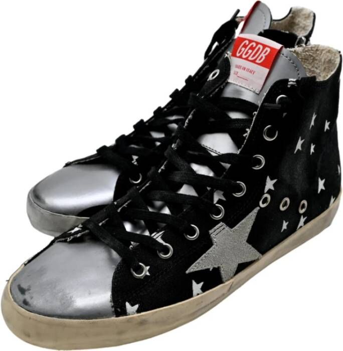 Golden Goose Zwart Grijs Sneakers Francy Stijl Black Dames