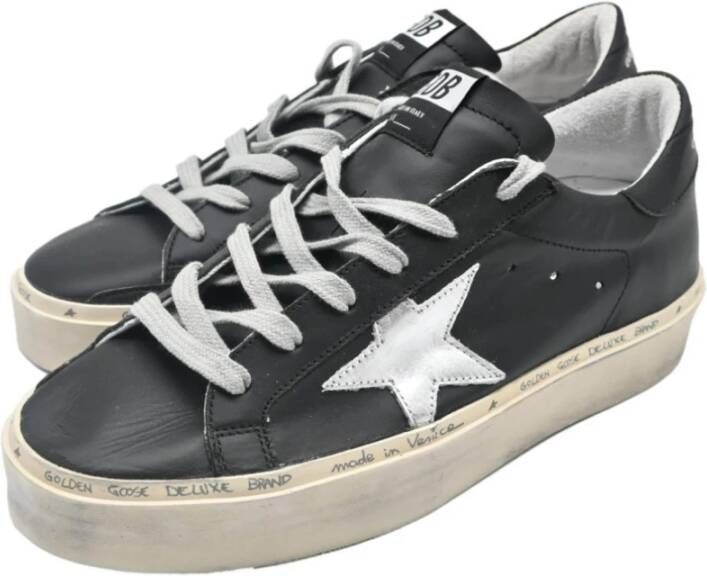 Golden Goose Zwart Groen Glitter Fantasy Sneakers Black Dames