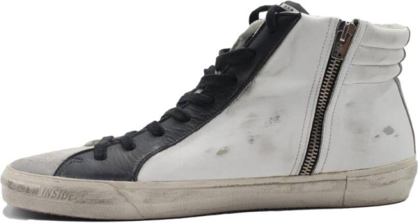 Golden Goose Zwart Wit Fantasy Slide Sneakers Multicolor Heren