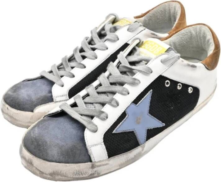 Golden Goose Zwart Wit IJs Ster Sneakers White Heren