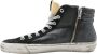 Golden Goose Zwart Zilver Glitter Lijn Sneakers Slide Black Dames - Thumbnail 2