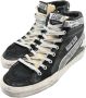 Golden Goose Zwart Zilver Glitter Lijn Sneakers Slide Black Dames - Thumbnail 3