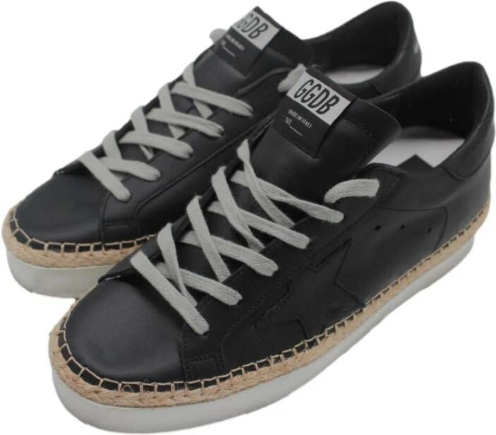 Golden Goose Zwarte Hi Star Sneakers Black Dames