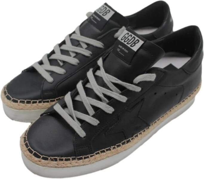 Golden Goose Zwarte Hi Star Sneakers Black Heren