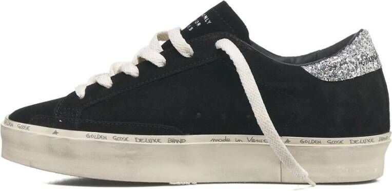 Golden Goose Zwarte Hi Star Sneakers Verhoog Stijl Black Dames