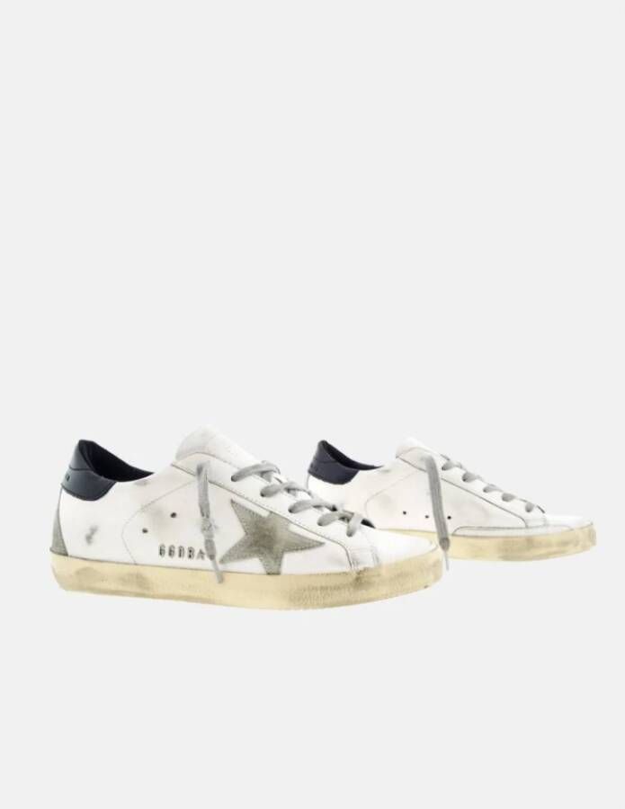 Golden Goose Zwarte Hiel Super-Star Sneakers White Dames