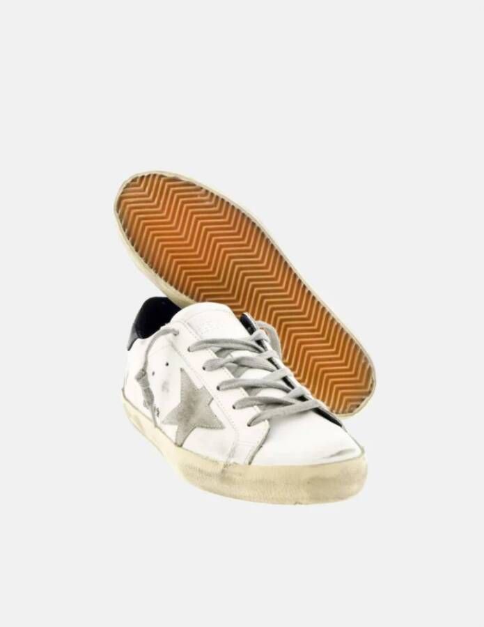 Golden Goose Zwarte Hiel Super-Star Sneakers White Dames