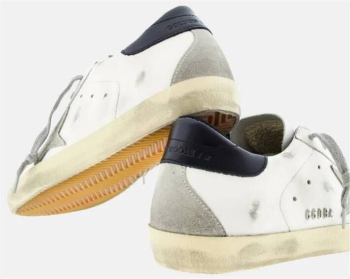 Golden Goose Zwarte Hiel Super-Star Sneakers White Dames