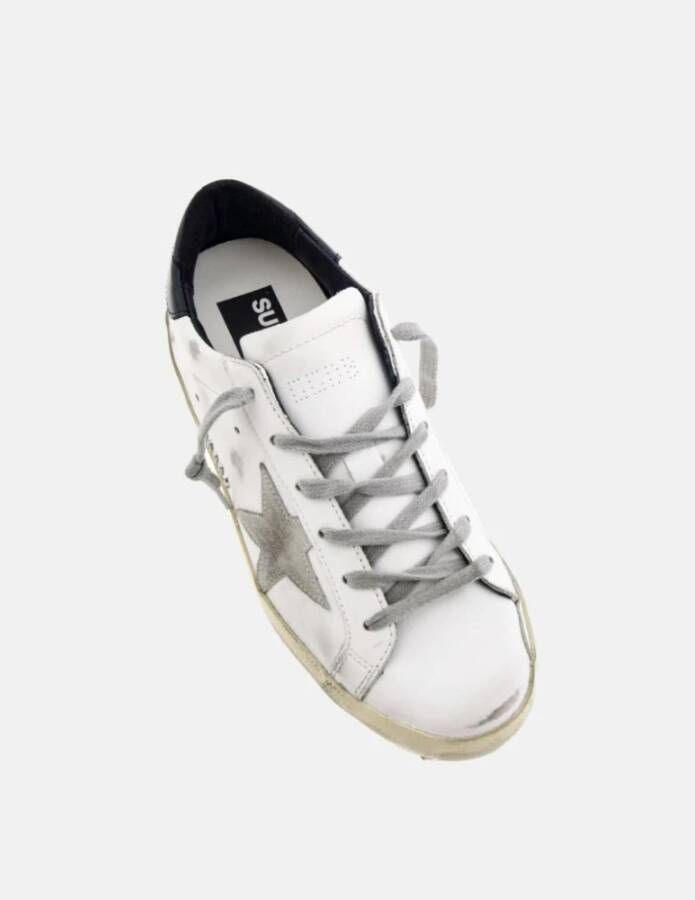 Golden Goose Zwarte Hiel Super-Star Sneakers White Dames