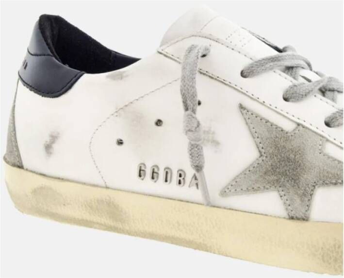 Golden Goose Zwarte Hiel Super-Star Sneakers White Dames