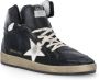 Golden Goose Zwarte Leren High Top Sneakers Black Heren - Thumbnail 3