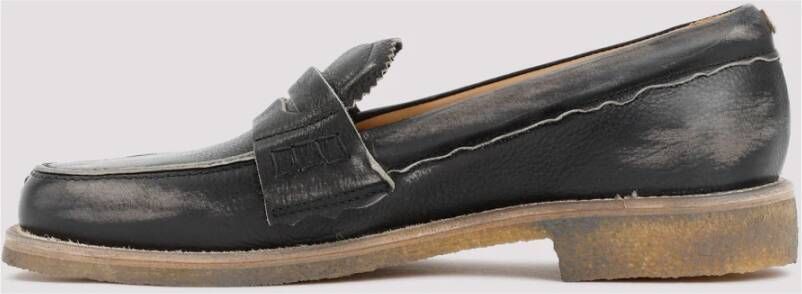 Golden Goose Zwarte Leren Sneakers Jerry Loafers Black Heren