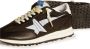 Golden Goose Zwarte Leren Sneakers met Zilveren Details Black Dames - Thumbnail 2