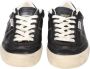 Golden Goose Zwarte Leren Sneakers Vetersluiting Rubber Black Heren - Thumbnail 3