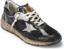 Golden Goose Zwarte Logo Sneaker Leer Stof Rubber Black Heren - Thumbnail 2