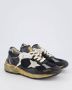 Golden Goose Gebruikte Look Sneaker met Zilveren Canvas Ster Black Dames - Thumbnail 9