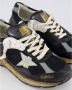 Golden Goose Gebruikte Look Sneaker met Zilveren Canvas Ster Black Dames - Thumbnail 10