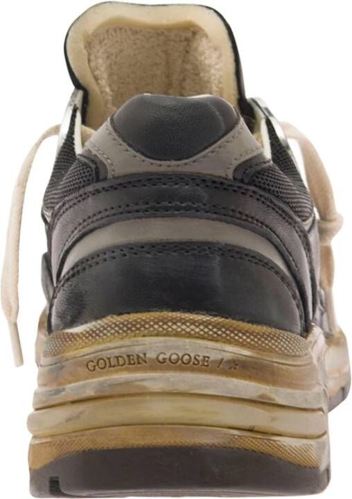 Golden Goose Zwarte Running Dad Sneakers Black Heren