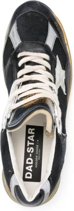 Golden Goose Zwarte Running Dad Sneakers Black Heren