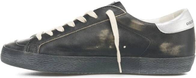 Golden Goose Zwarte Sneakers Dubbele Teen Stijl Black Heren