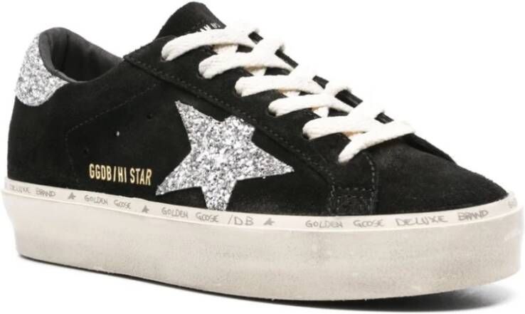 Golden Goose Zwarte Sneakers met Ster Patch Black Dames