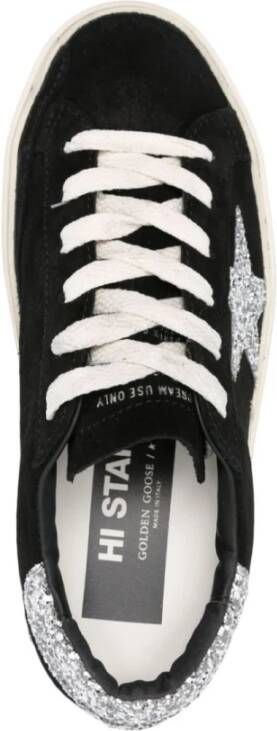 Golden Goose Zwarte Sneakers met Ster Patch Black Dames