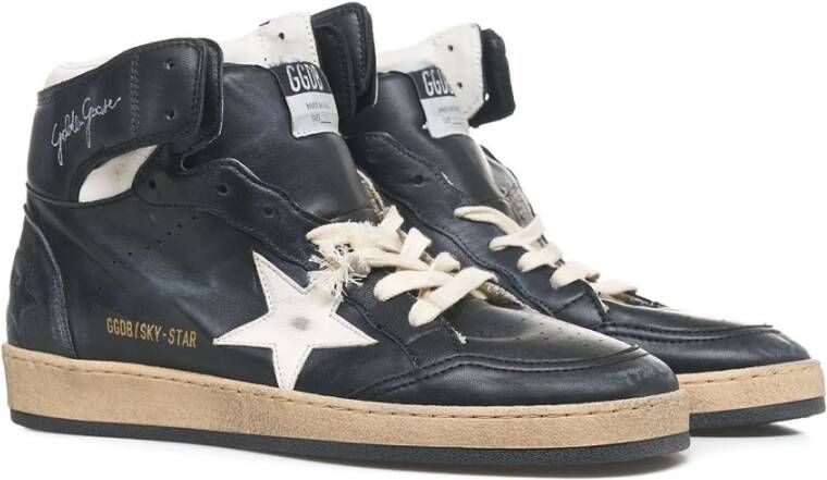 Golden Goose Zwarte Sneakers voor Mannen Aw24 Black Heren