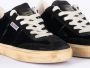 Golden Goose Zwarte Suède Sneakers Ronde Neus Logo Black Dames - Thumbnail 18