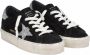 Golden Goose Zwarte Suède Sneakers met Zilveren Glitter Ster Black Dames - Thumbnail 2