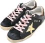 Golden Goose Zwarte Superstar Sneakers met 3D Gouden Ster en Luipaardprint Black Dames - Thumbnail 3