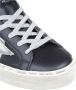 Golden Goose Zwarte Zilveren Leren Sneakers Black Dames - Thumbnail 5