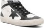 Golden Goose Zwart Wit Leren Hoge Sneakers White Heren - Thumbnail 2