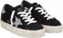 Golden Goose Zwarte Zilveren Leren Sneakers Black Dames - Thumbnail 7