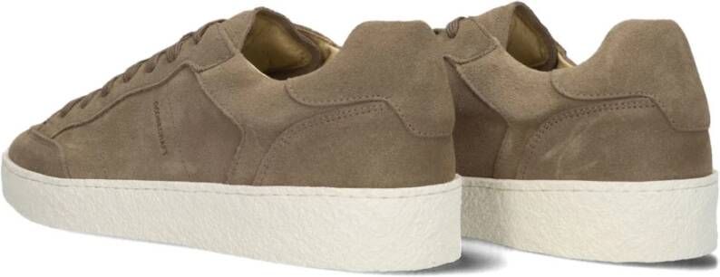 Goosecraft Bruine Suède Lage Sneakers Noptera Brown Heren