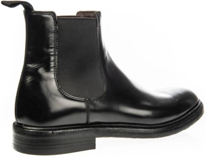 Green George Beatles Chelsea Boot Leer Black Heren