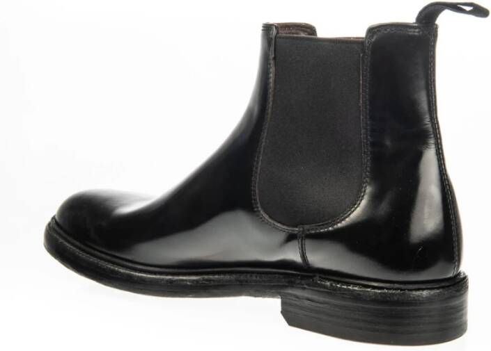 Green George Beatles Chelsea Boot Leer Black Heren